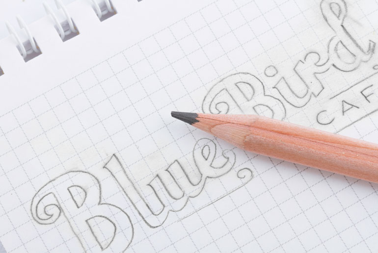 Blue Bird Cafe initial sketch