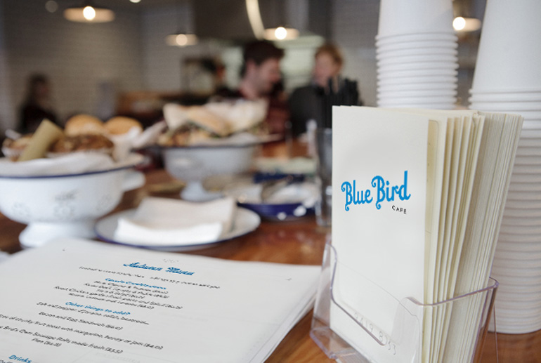 Blue Bird cafe Autumn menu