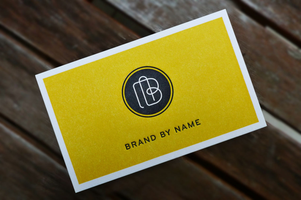 Brand by Name business card front