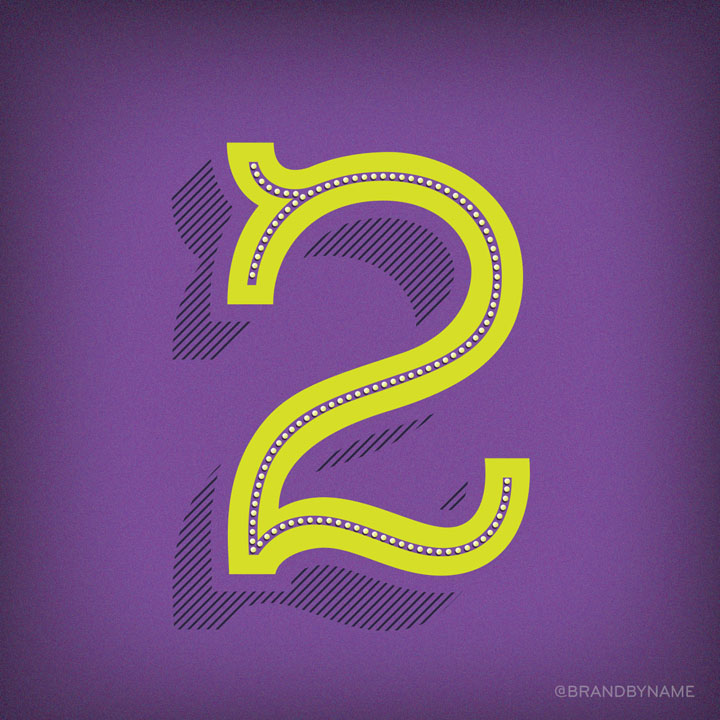 Number 2 from 36 Days of Type challenge