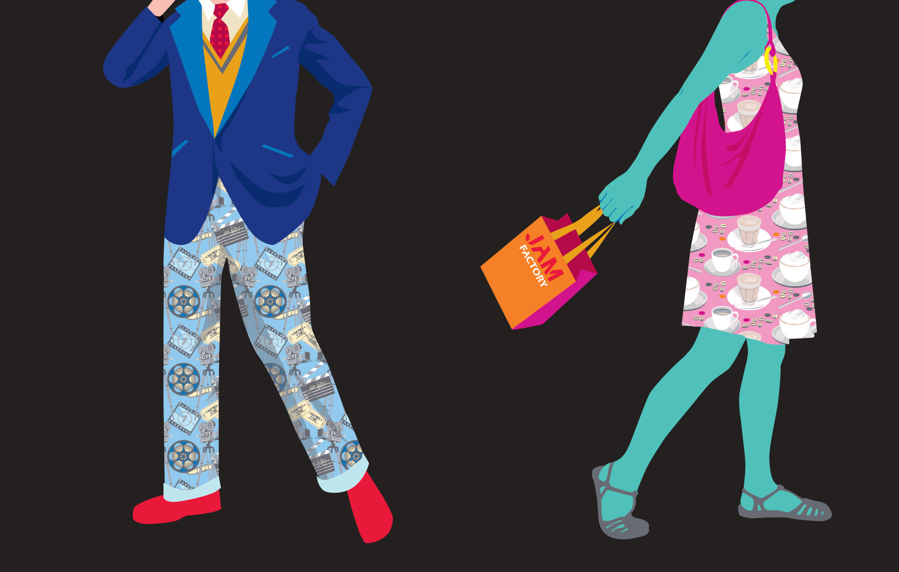 Jam Factory Atrium - Jessie Tucker - Foyer Illustration #2