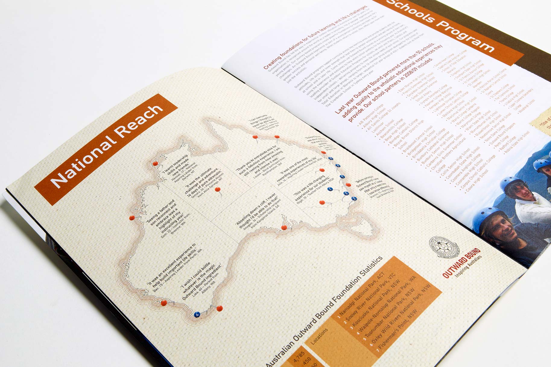 Outward Bound Annual report - offices and reach