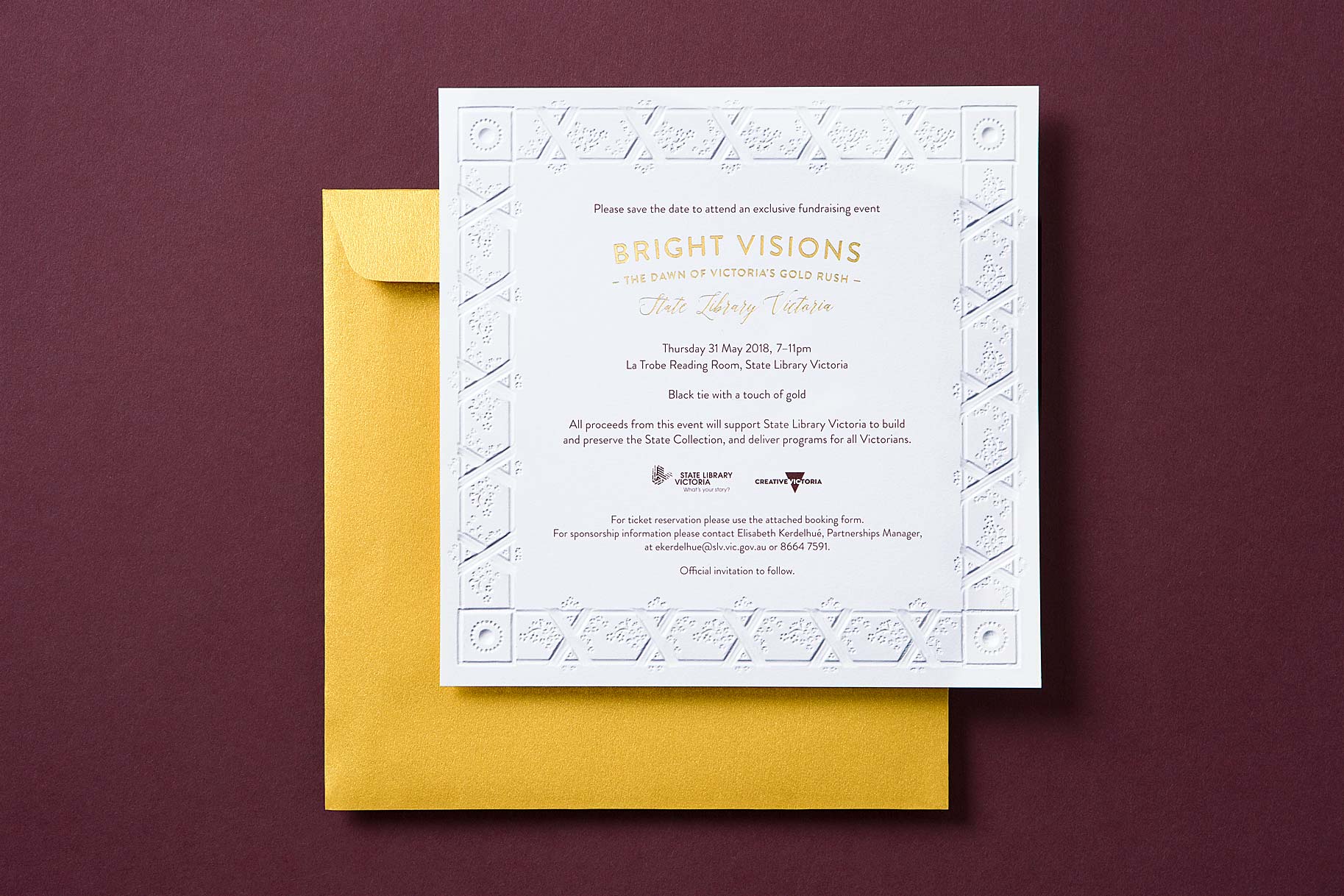 Bright Visions Save the Date - other side