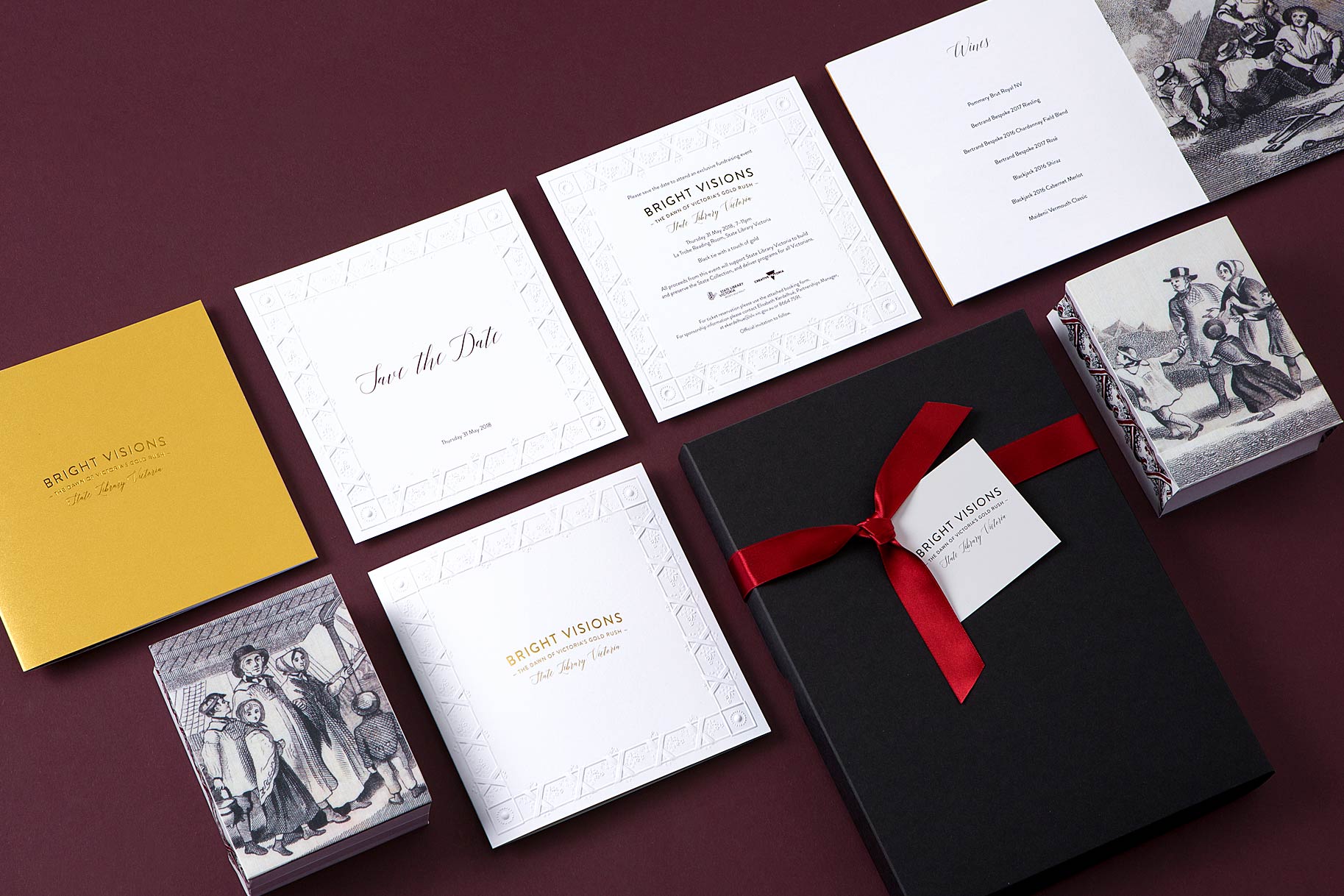 Bright Visions suite of collateral