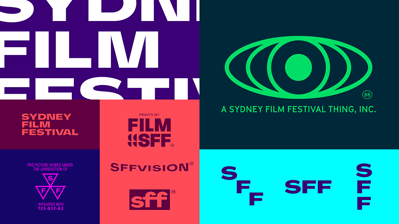 Sydney Film Festival - selection of sub brands