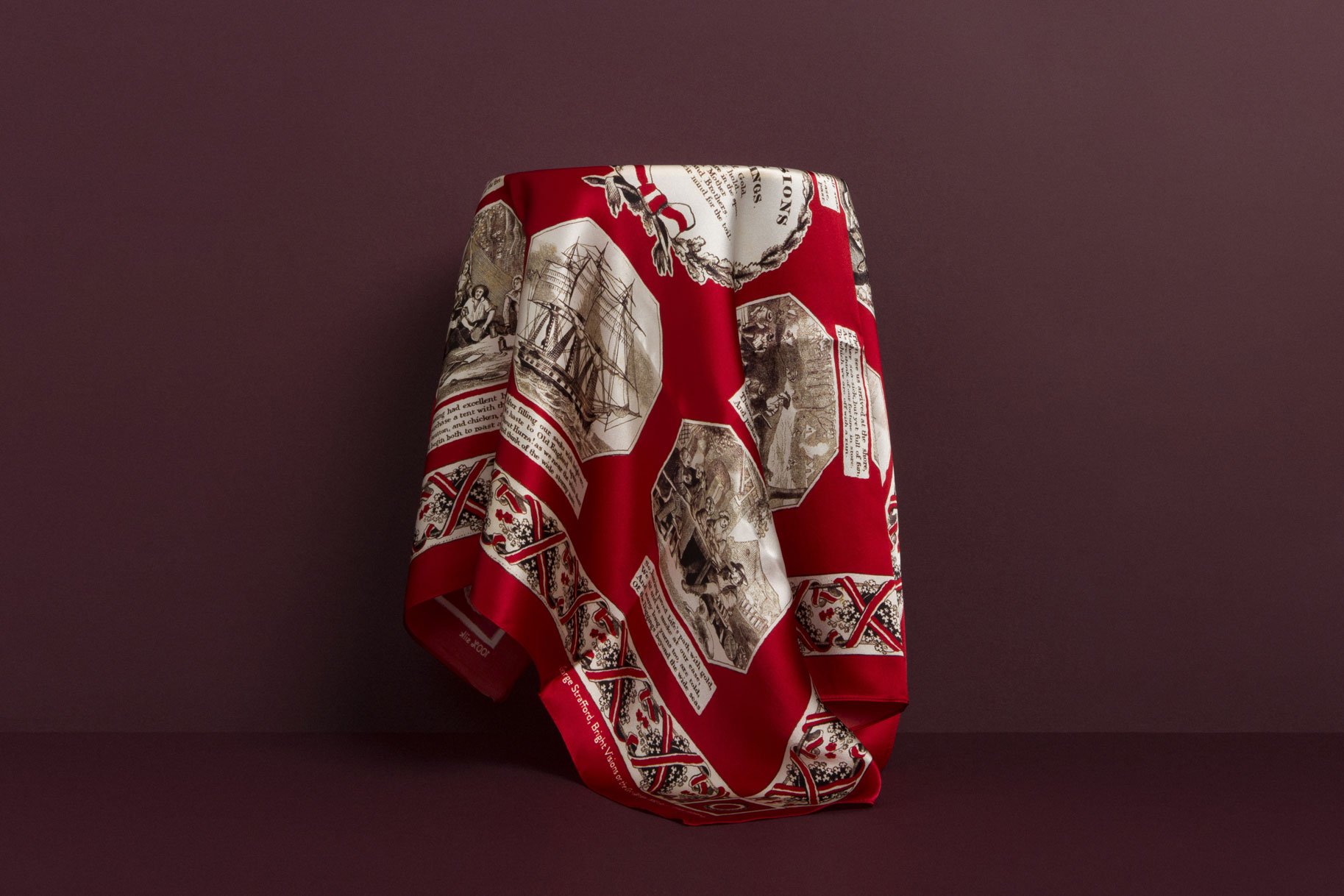 Bright Visions silk scarf