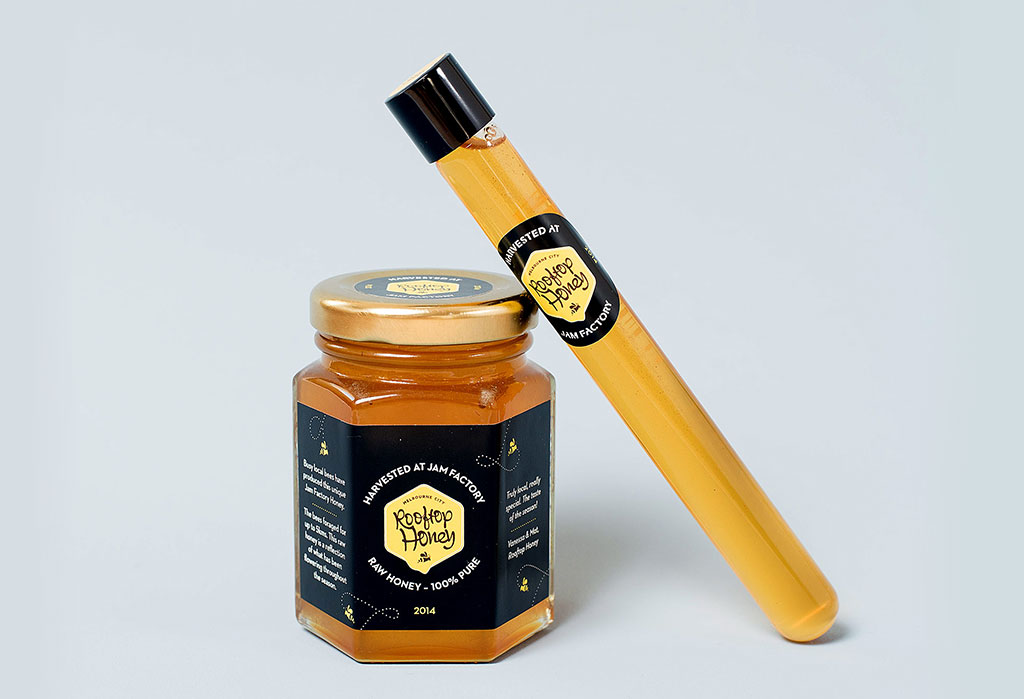 Rooftop Honey packaging