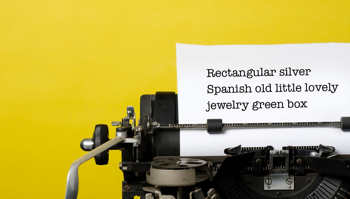 Typewriter on a yellow background