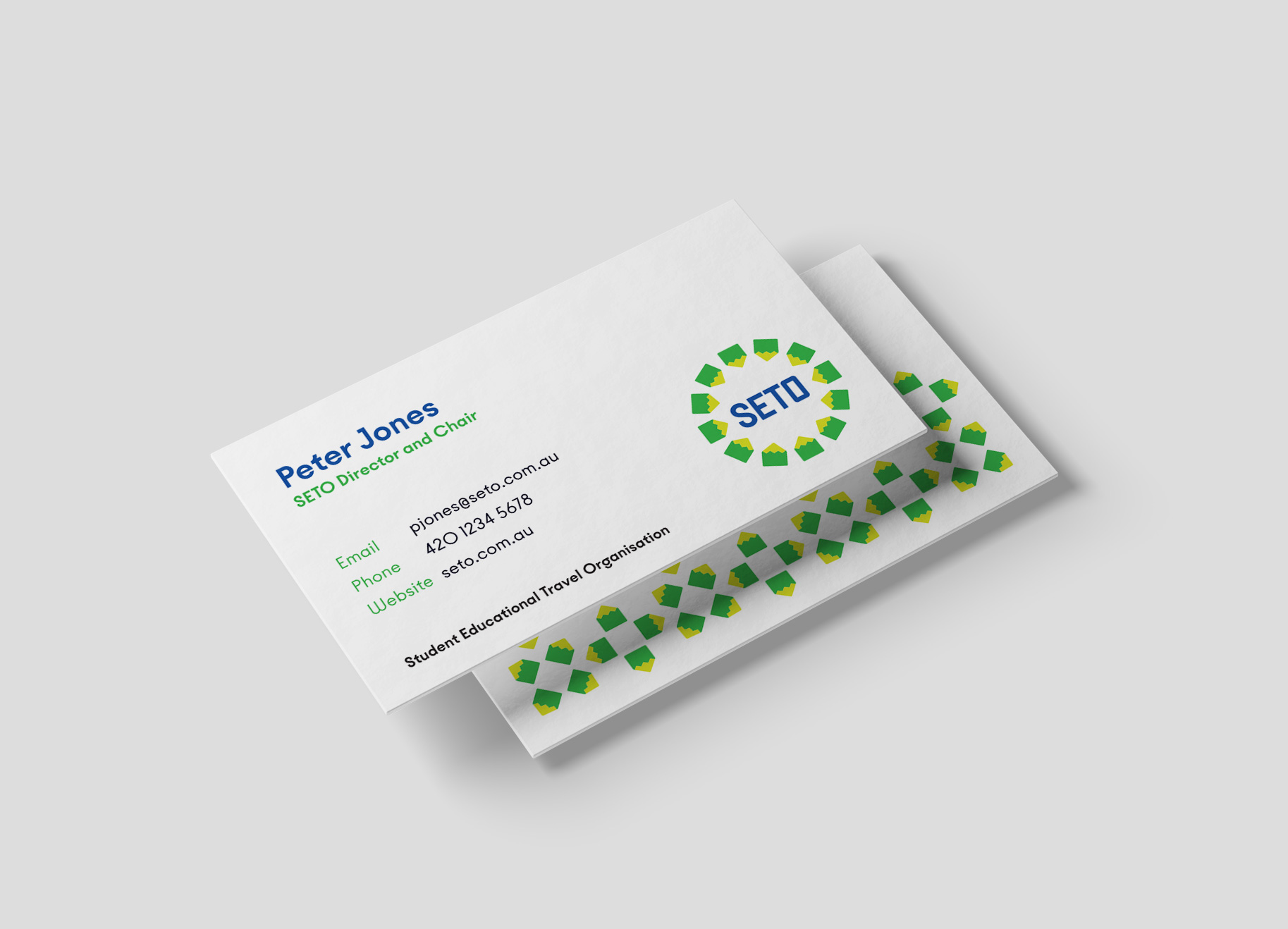 SETO Business Cards (front and back)