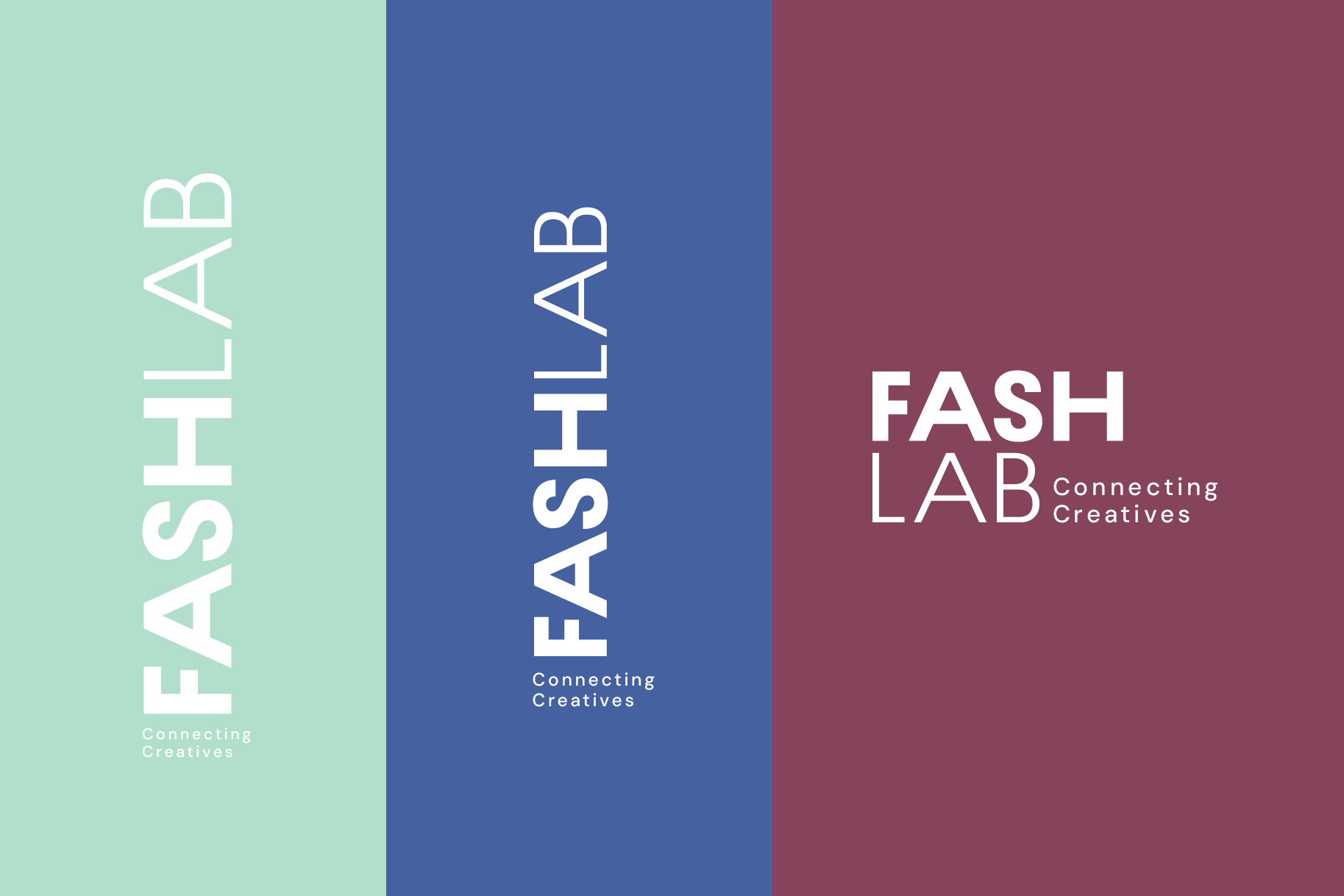 FashLab Main Identity - with tagline