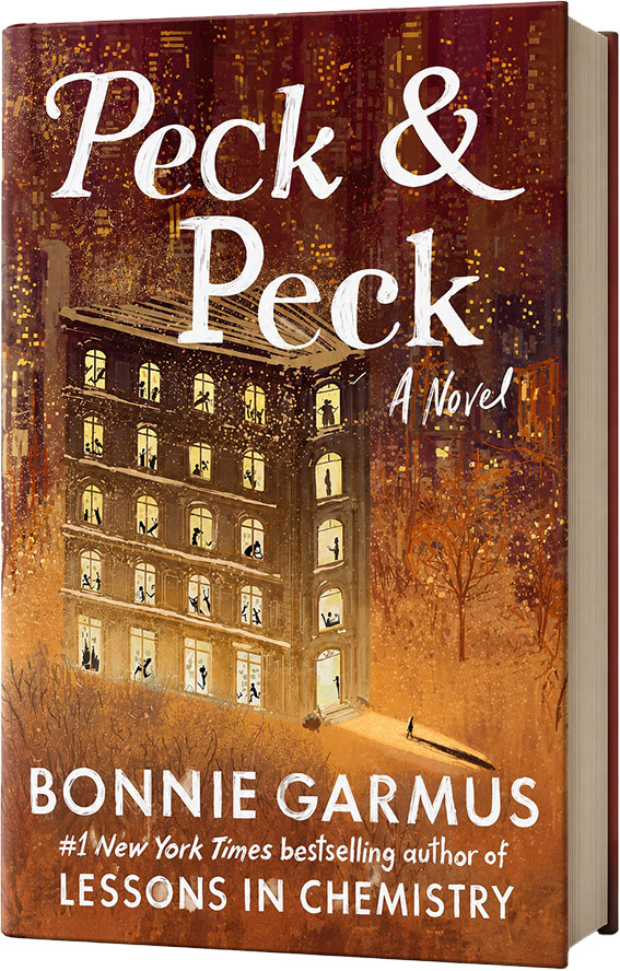Book cover of the US edition of ‘Peck & Peck’